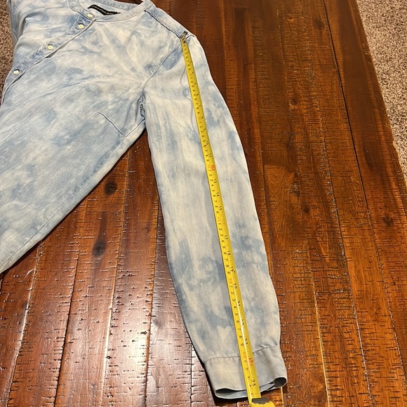 CALVIN KLEIN JEANS WOMEN LONG SLEEVE SHIRT MEDIUM - Picture 8 of 10